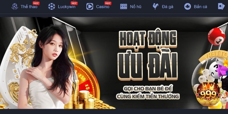 999Bet cung cấp nhiều mã khuyến mãi